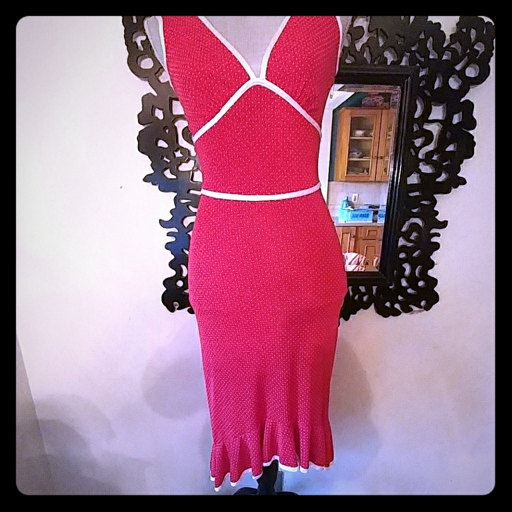 Rampage Polka Dot Dress Sz S